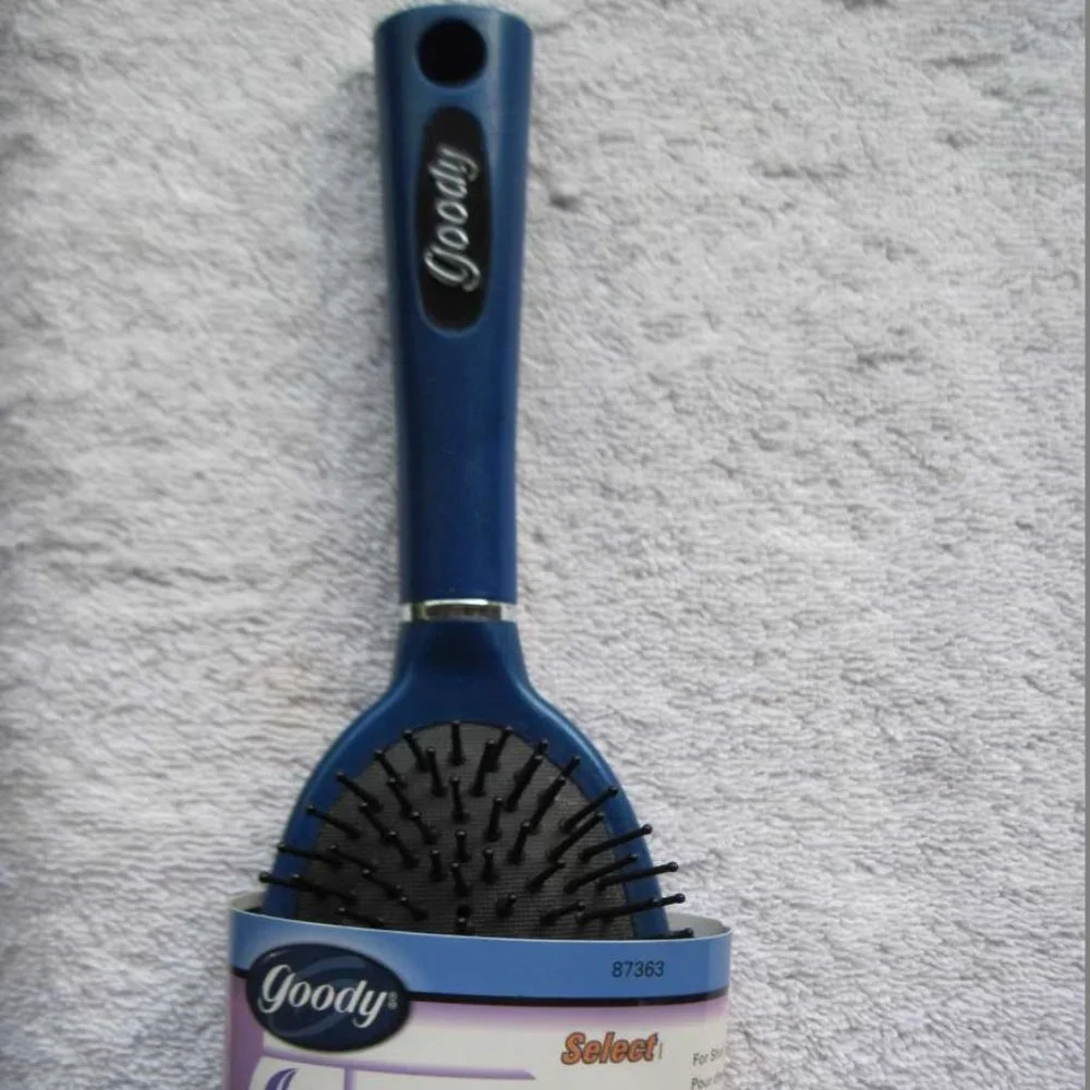 Goody Select Smoothes Cushion Short Mid Length Hair Brush 2000 Sparkly Plastic